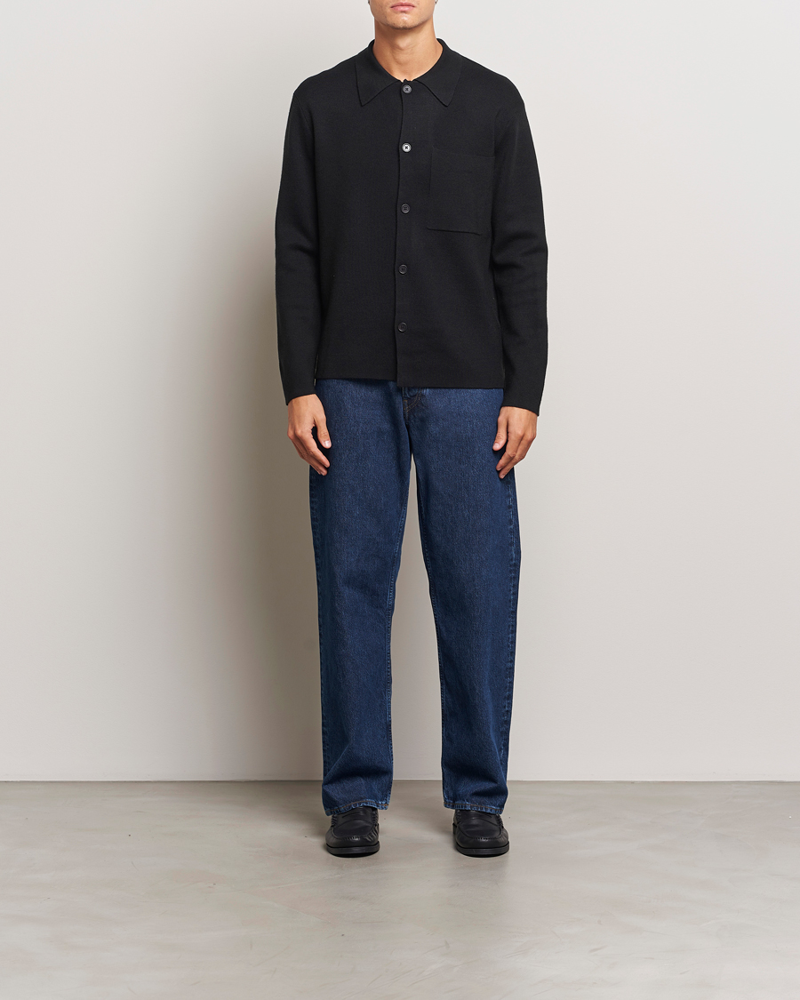 Mies | Puserot | NN07 | Jonas Cotton/Modal Cardigan Black