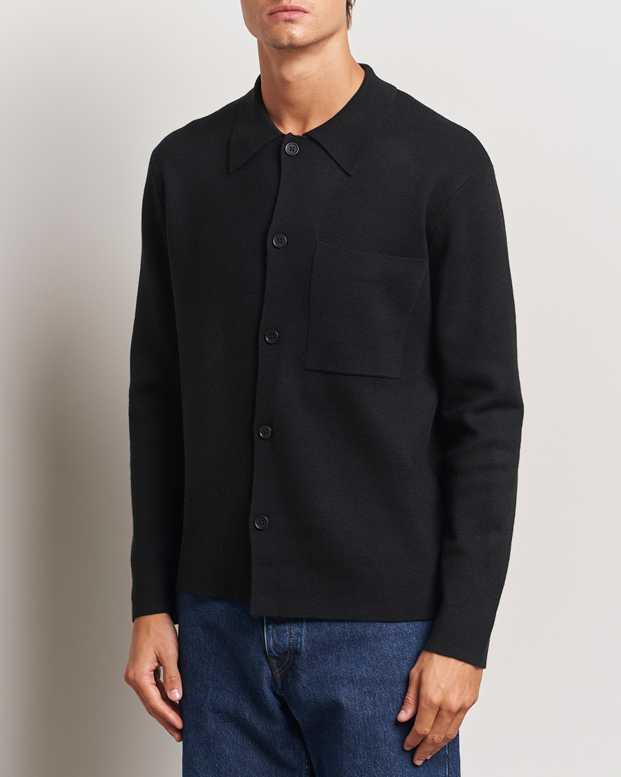 Mies | Puserot | NN07 | Jonas Cotton/Modal Cardigan Black
