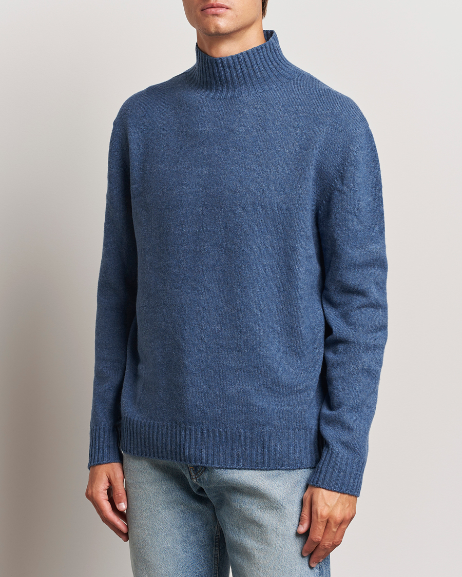 Mies | Puserot | NN07 | Clark Wool Knitted Polo Bering Sea
