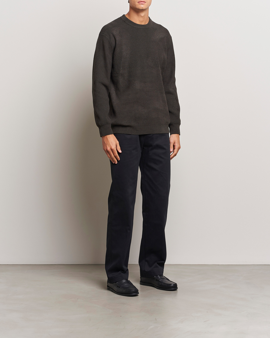 Mies | Puserot | NN07 | Danny Knitted Sweater Dark Army