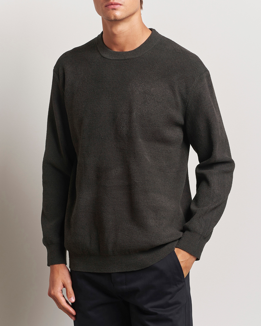 Mies | Puserot | NN07 | Danny Knitted Sweater Dark Army