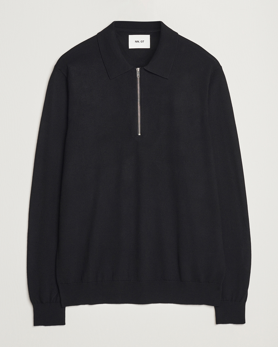 Mies | Puserot | NN07 | Sergio Half Zip Black
