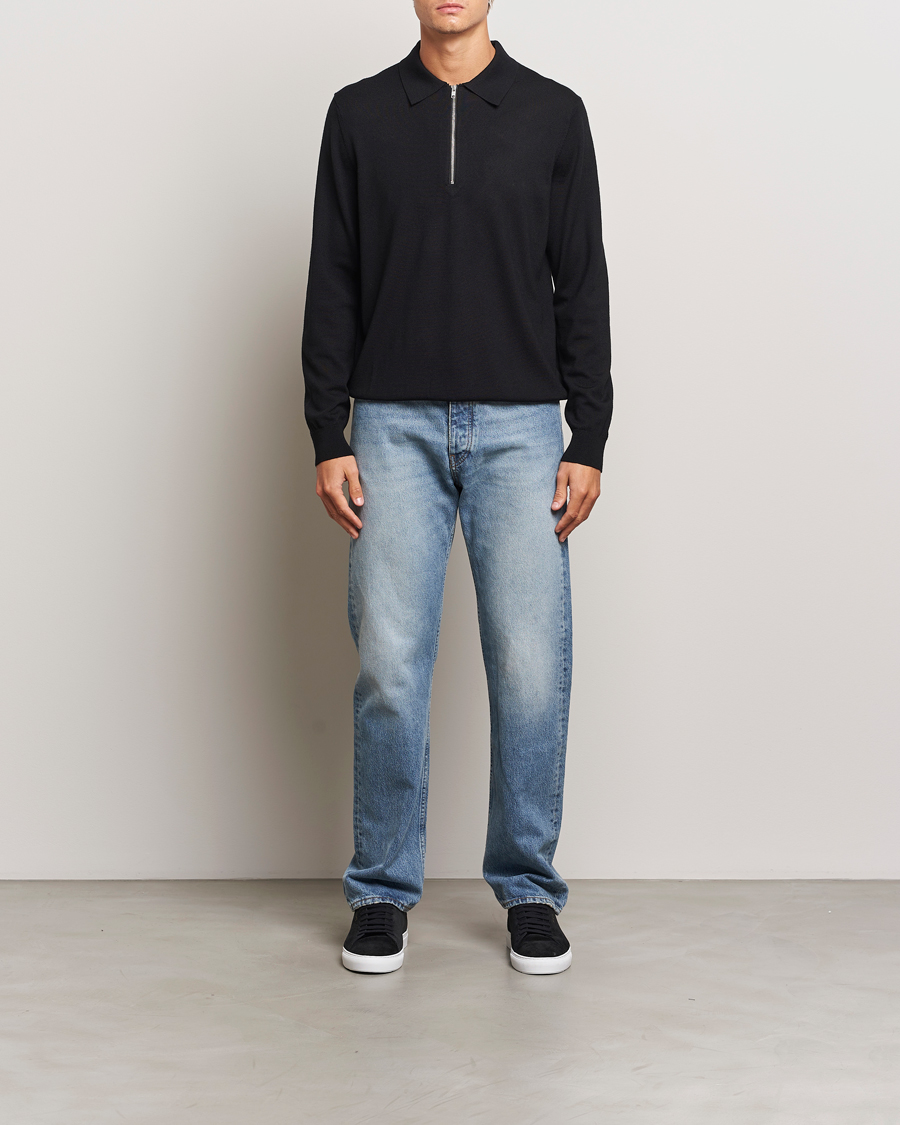 Mies | Puserot | NN07 | Sergio Half Zip Black