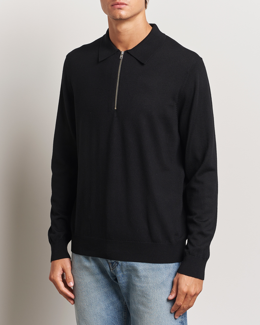 Mies | Puserot | NN07 | Sergio Half Zip Black