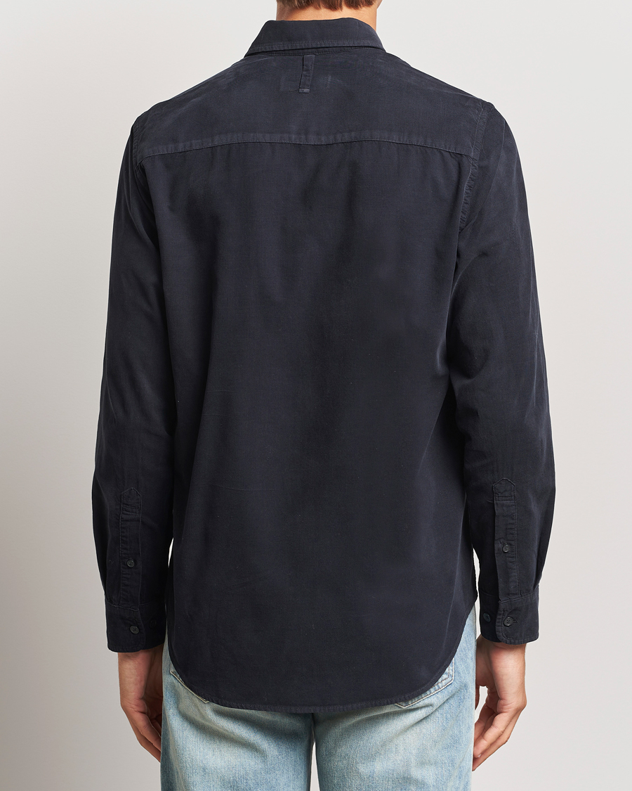 Mies | Kauluspaidat | NN07 | Arne Baby Cord Shirt Black