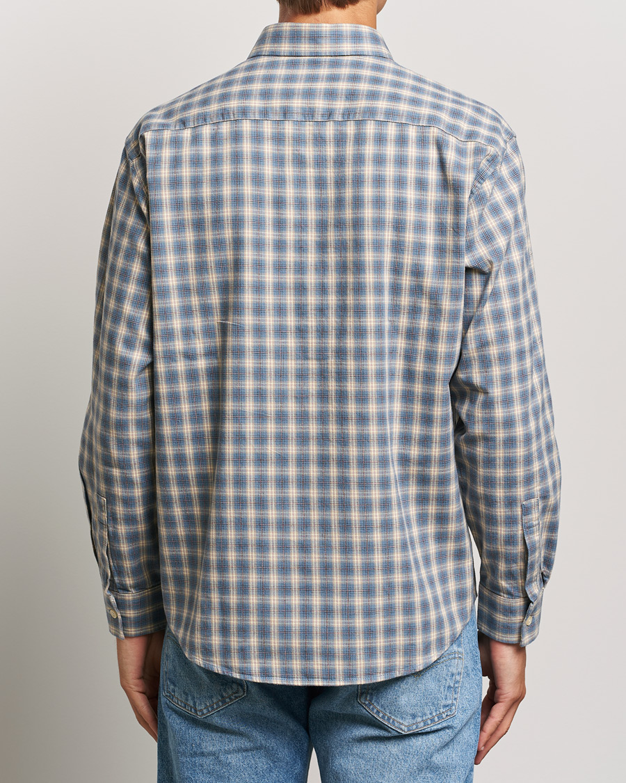 Mies | Kauluspaidat | NN07 | Deon Flannel Checked Shirt Blue