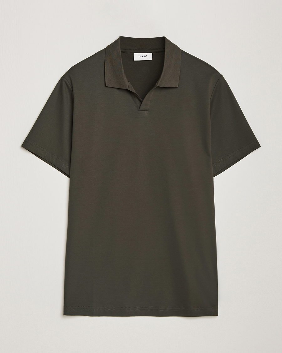 Mies | Pikeet | NN07 | Paul Mercerized Polo Dark Army