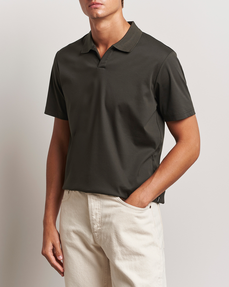 Mies | Pikeet | NN07 | Paul Mercerized Polo Dark Army
