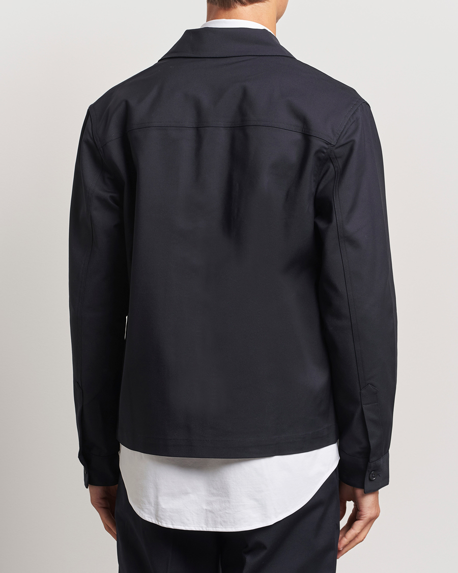 Mies | Kauluspaidat | NN07 | Alban Overshirt Navy Blue