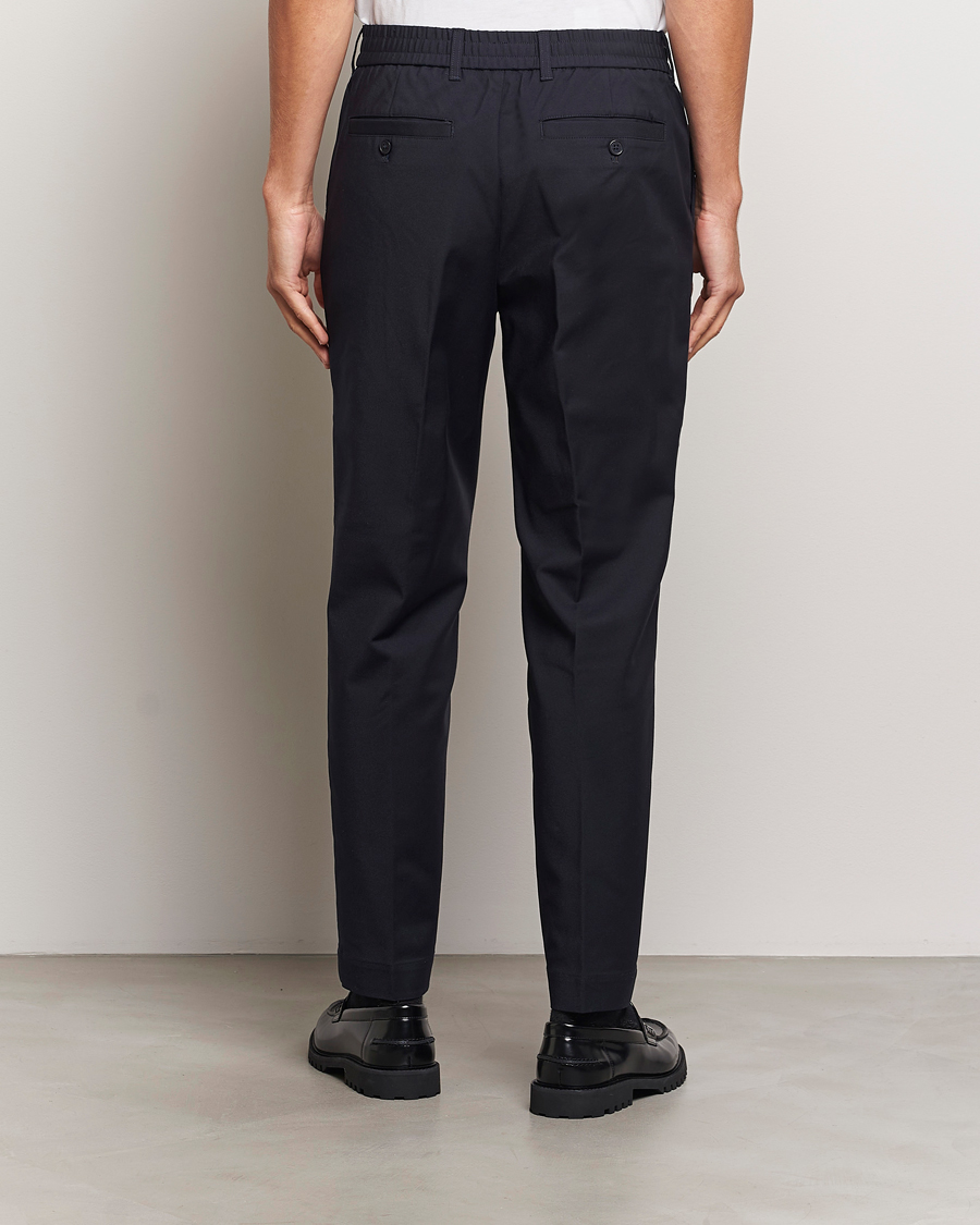 Mies | Housut | NN07 | Billie Drawstring Trousers Navy Blue