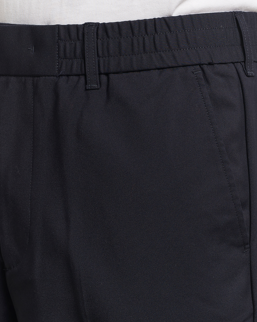 Mies | Housut | NN07 | Billie Drawstring Trousers Navy Blue