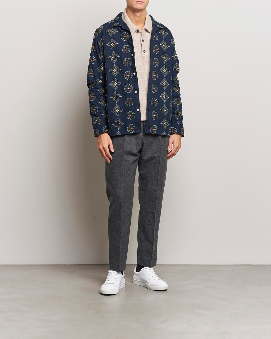 Mies | Housut | NN07 | Bill Wool Pleated Trousers Grey Melange