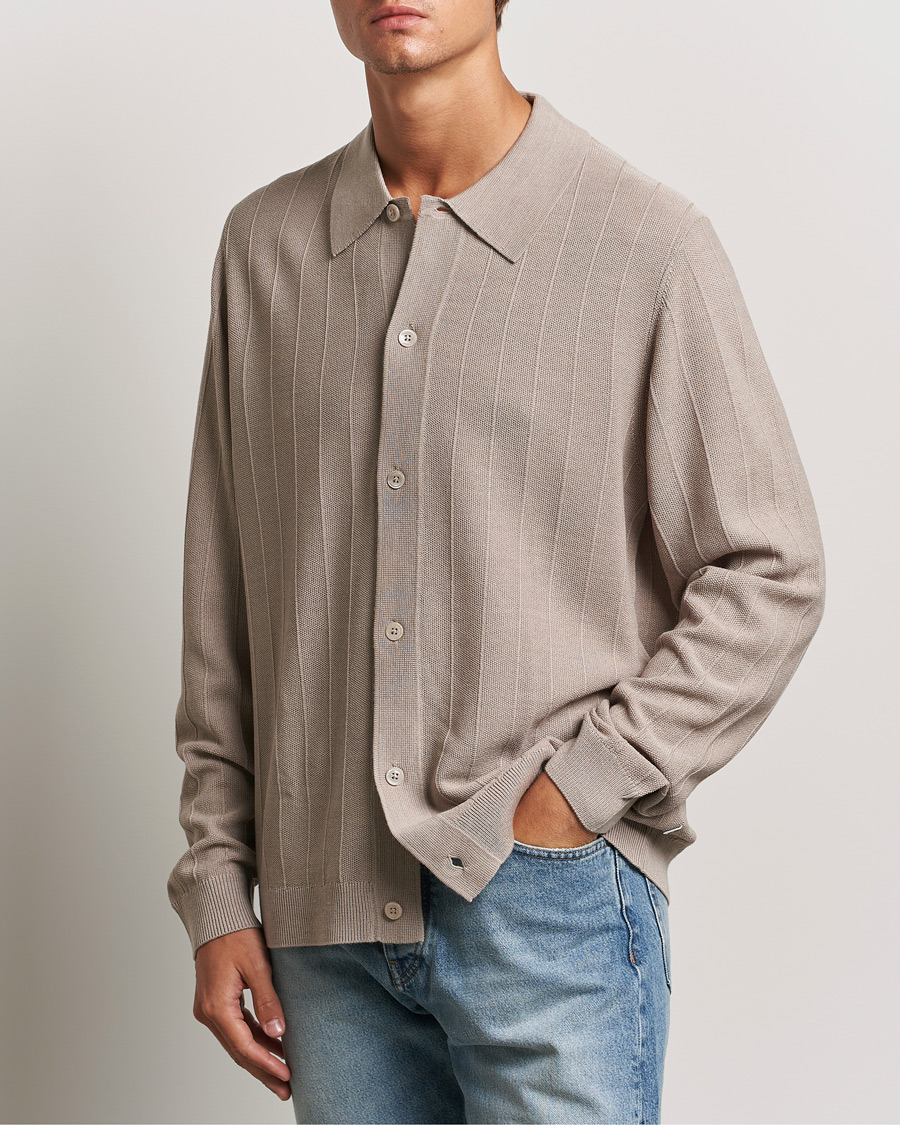 Mies | Puserot | NN07 | Thor Knitted Cardigan Greige