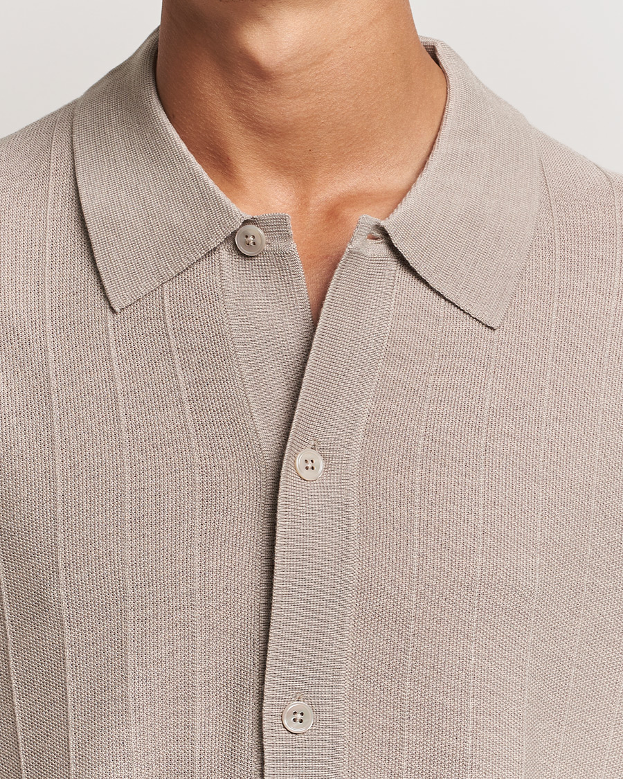 Mies | Puserot | NN07 | Thor Knitted Cardigan Greige