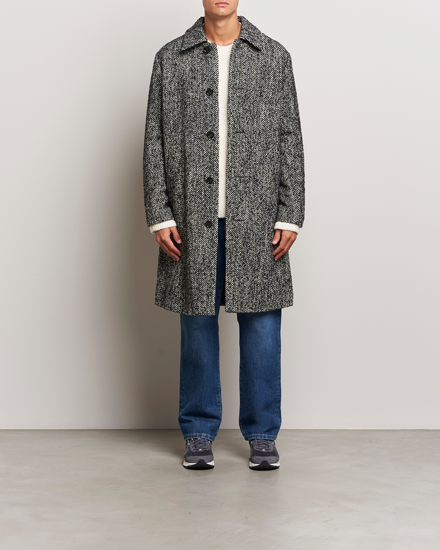 Mies | Takit | NN07 | Franco Herringbone Coat Black