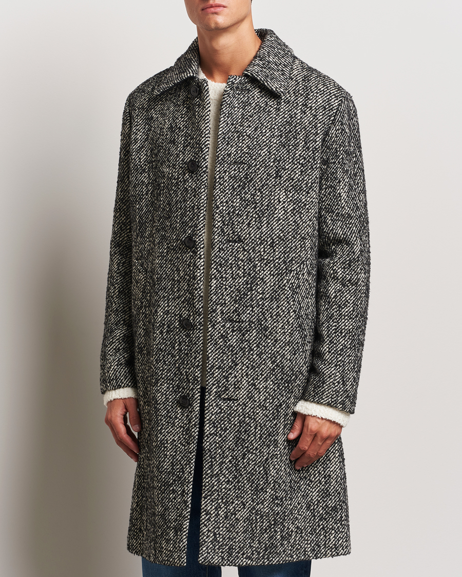 Mies | Takit | NN07 | Franco Herringbone Coat Black