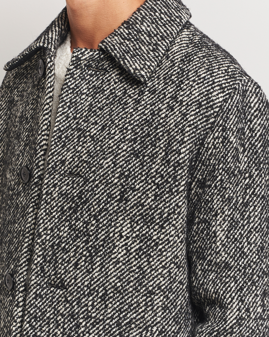 Mies | Takit | NN07 | Franco Herringbone Coat Black