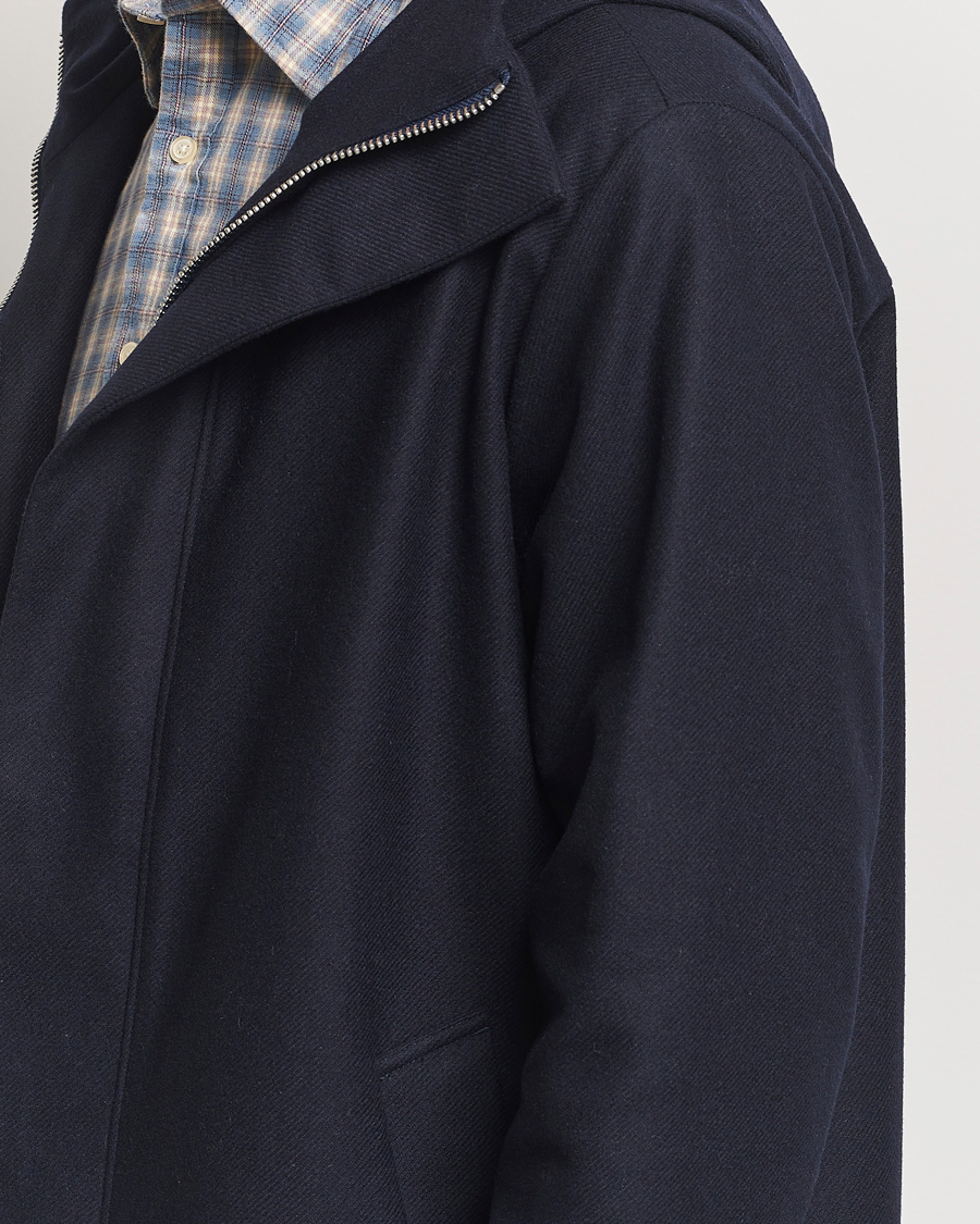 Mies | Takit | NN07 | Knox Hooded Coat Navy Blue