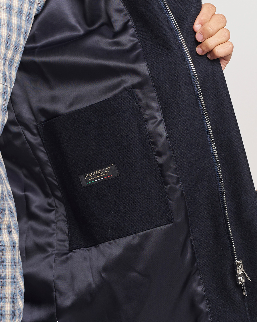 Mies | Takit | NN07 | Knox Hooded Coat Navy Blue