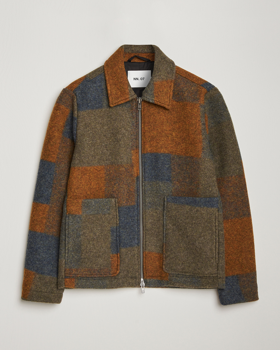 Mies | Takit | NN07 | Gael Wool Checked Jacket Multi