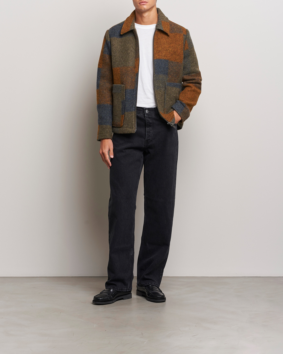 Mies | Takit | NN07 | Gael Wool Checked Jacket Multi