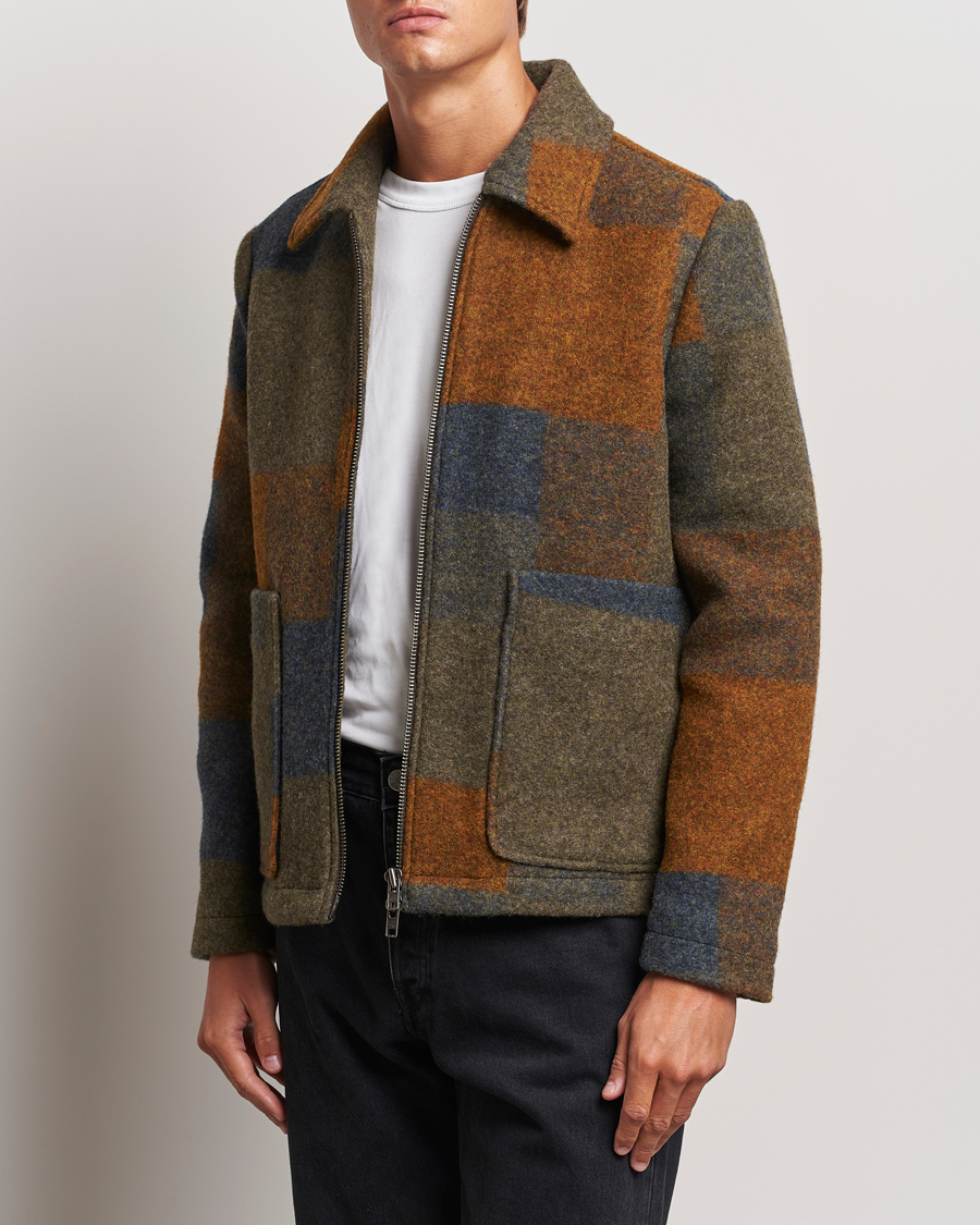 Mies | Takit | NN07 | Gael Wool Checked Jacket Multi
