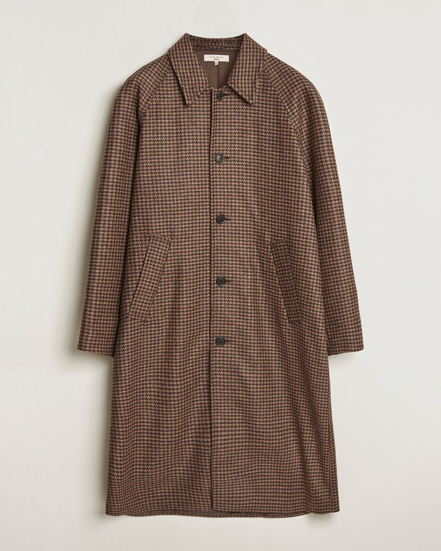 Mies | Takit | Nudie Jeans | Will Dogtooth Check Coat Brown