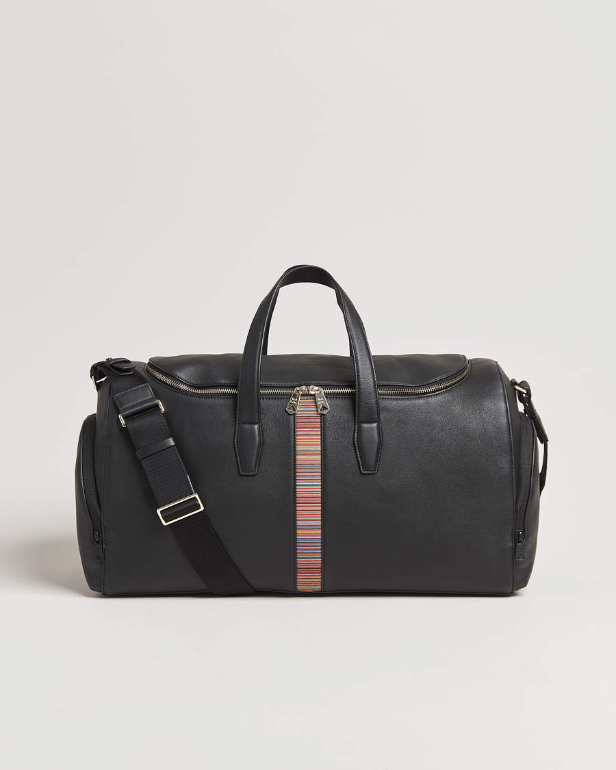 Mies | Paul Smith Leather Stripe Holdall Black | Paul Smith | Leather Stripe Holdall Black