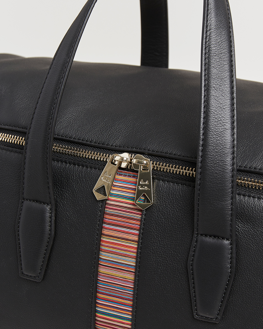 Mies | Paul Smith Leather Stripe Holdall Black | Paul Smith | Leather Stripe Holdall Black