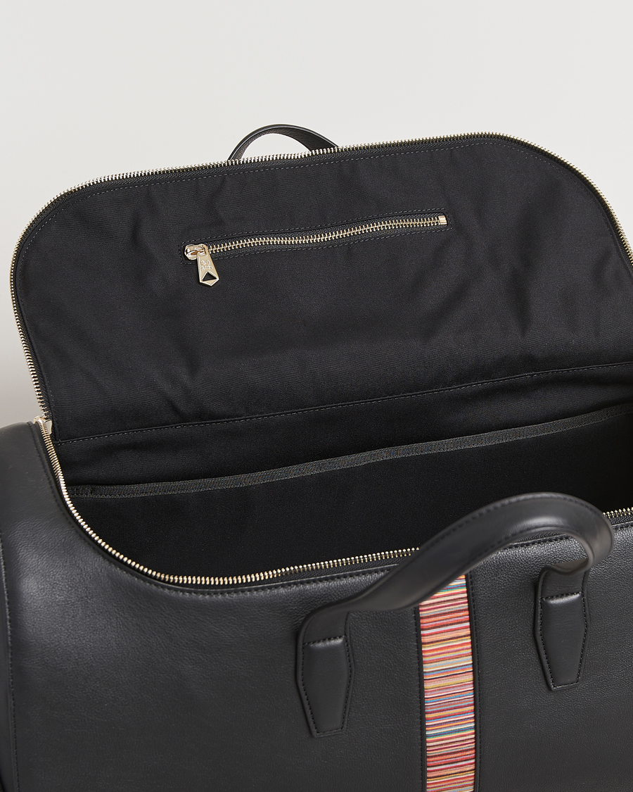 Mies | Paul Smith Leather Stripe Holdall Black | Paul Smith | Leather Stripe Holdall Black