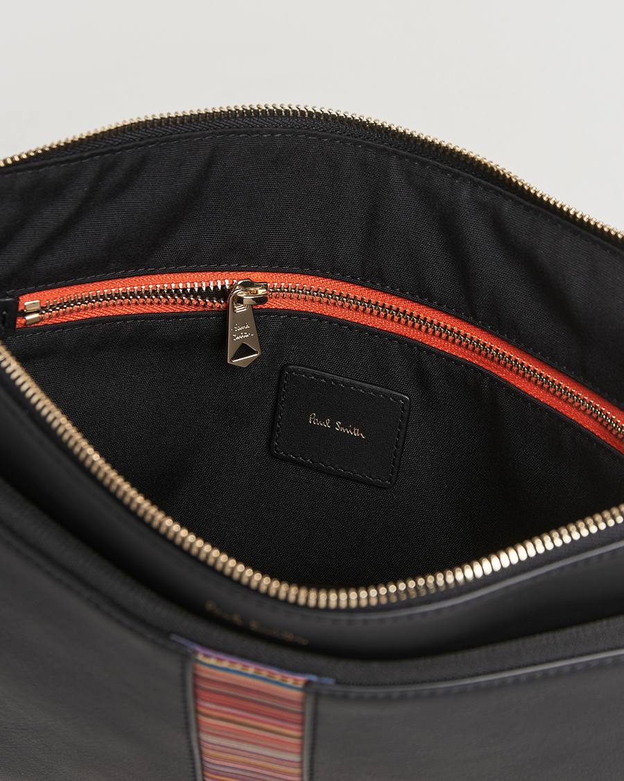 Mies | Paul Smith Leather Stripe Document Case Black | Paul Smith | Leather Stripe Document Case Black