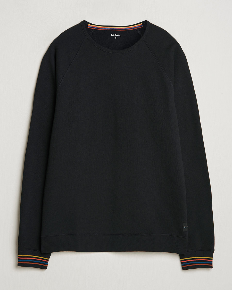 Mies | Puserot | Paul Smith | Artist Rib Crew Neck Sweatshirt Black