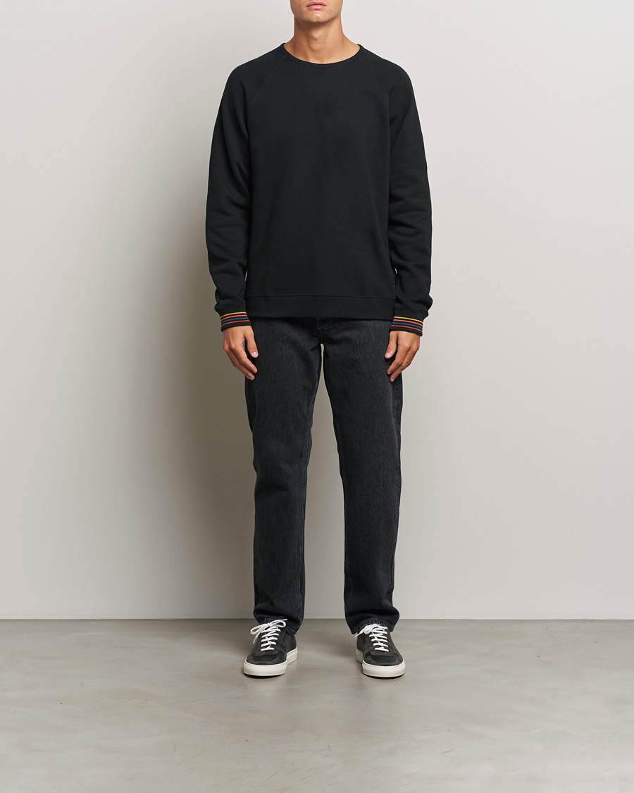 Mies | Puserot | Paul Smith | Artist Rib Crew Neck Sweatshirt Black