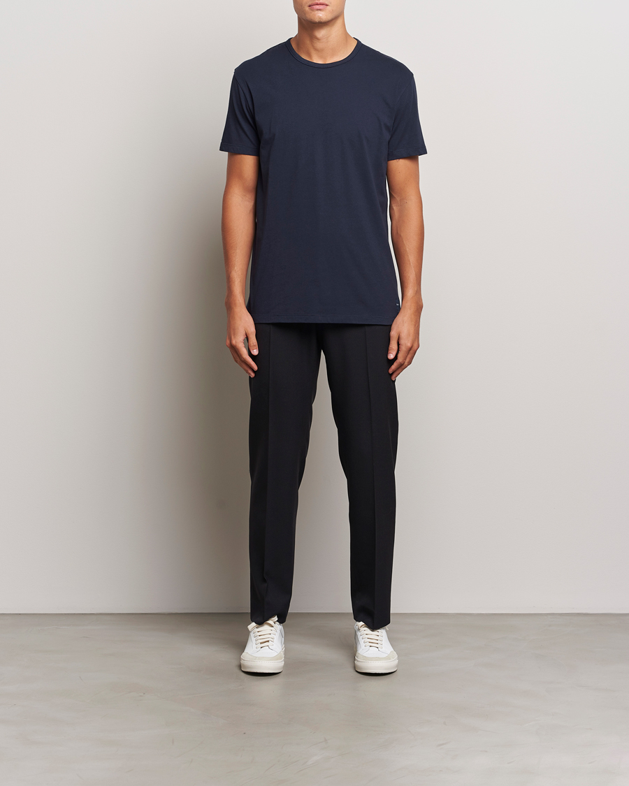 Mies | T-paidat | Paul Smith | Artist Rib Crew Neck T-Shirt Navy