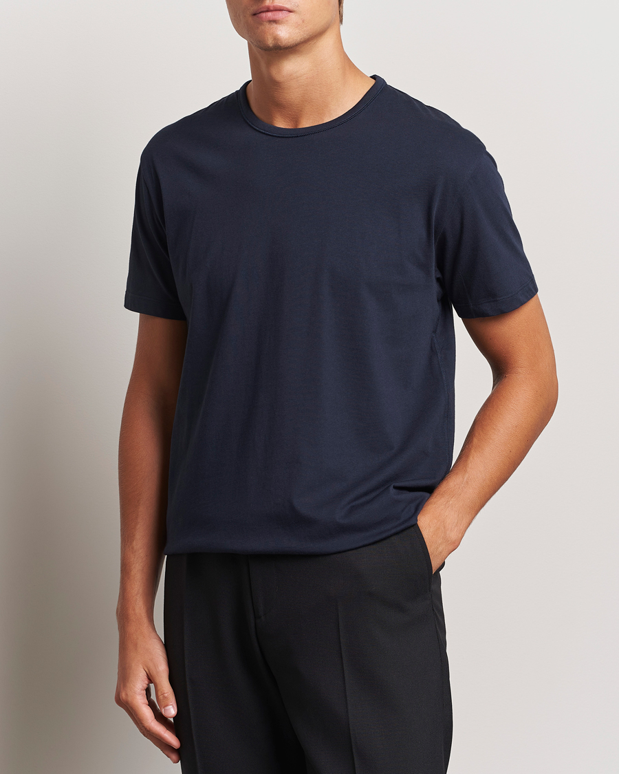 Mies | T-paidat | Paul Smith | Artist Rib Crew Neck T-Shirt Navy