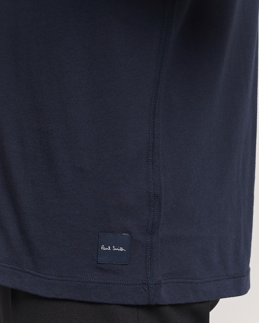 Mies | T-paidat | Paul Smith | Artist Rib Crew Neck T-Shirt Navy
