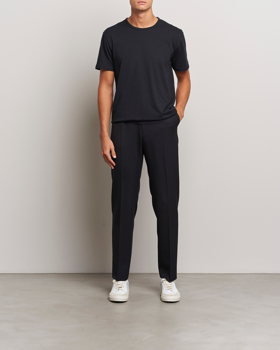 Mies | T-paidat | Paul Smith | Artist Rib Crew Neck T-Shirt Black