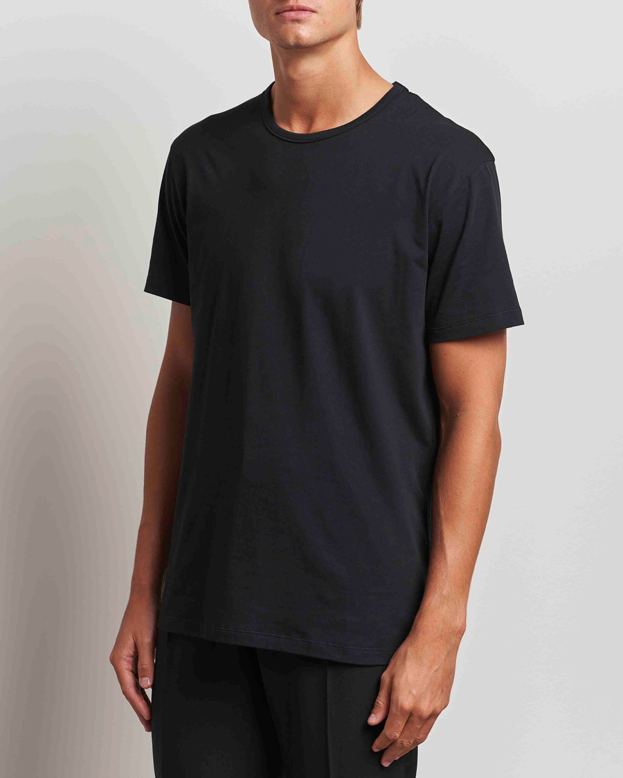 Mies | T-paidat | Paul Smith | Artist Rib Crew Neck T-Shirt Black