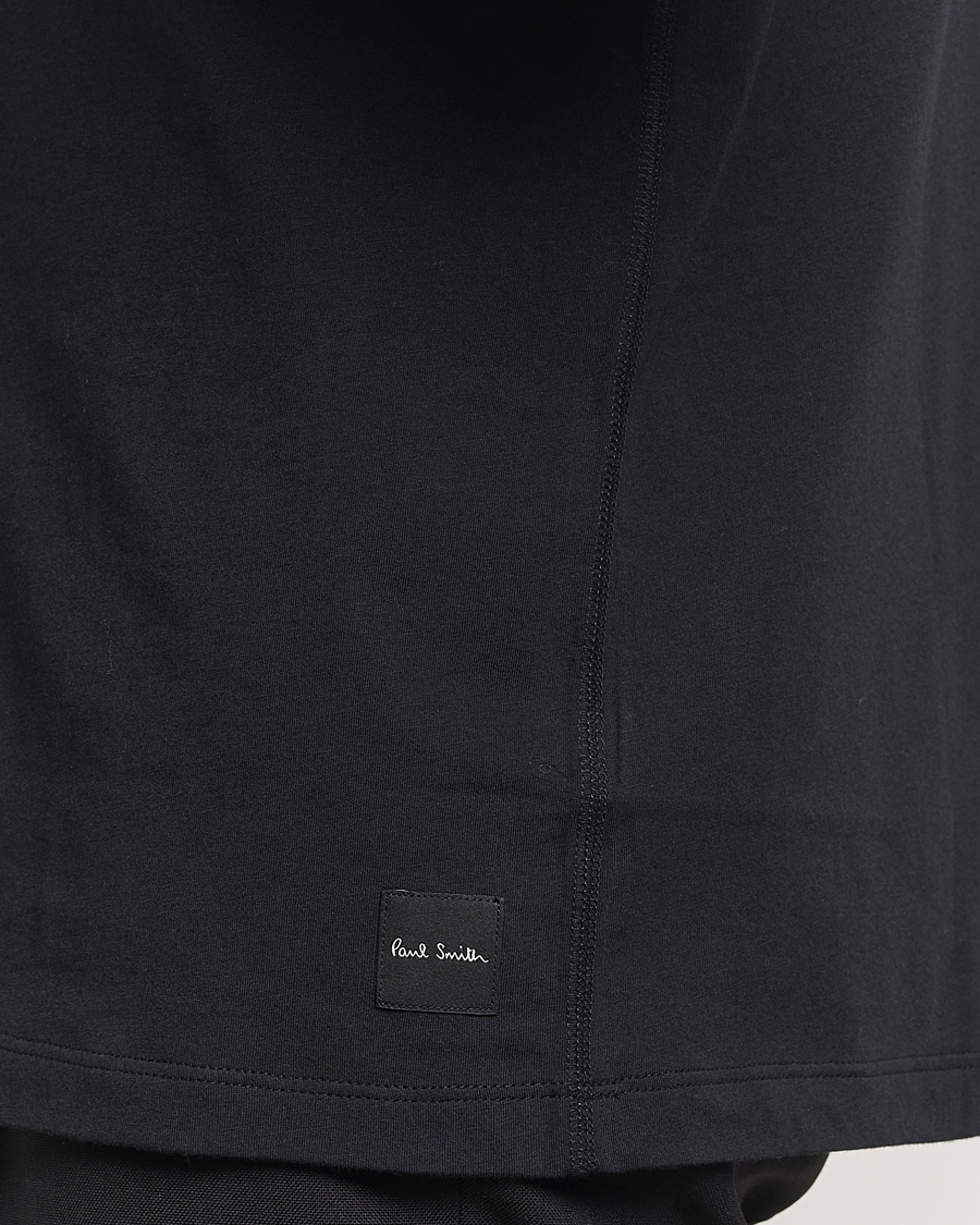 Mies | T-paidat | Paul Smith | Artist Rib Crew Neck T-Shirt Black