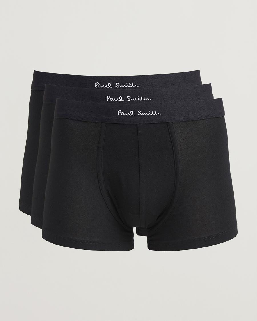 Mies | Alusvaatteet | Paul Smith | 3-Pack Trunk Black