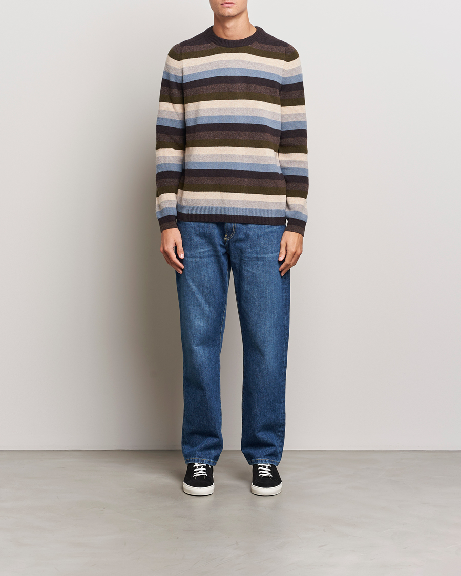 Mies | Puserot | Paul Smith | Striped Lambswool Knitted Sweater Multi