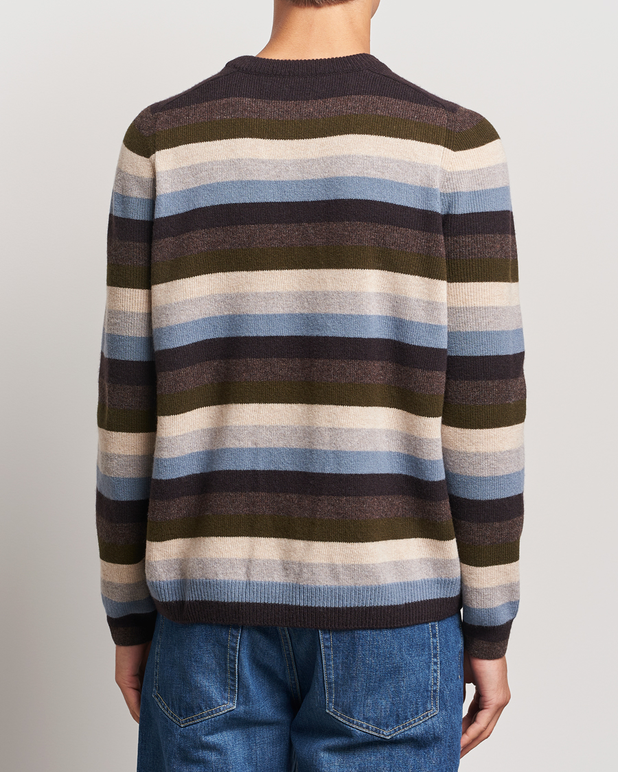 Mies | Puserot | Paul Smith | Striped Lambswool Knitted Sweater Multi