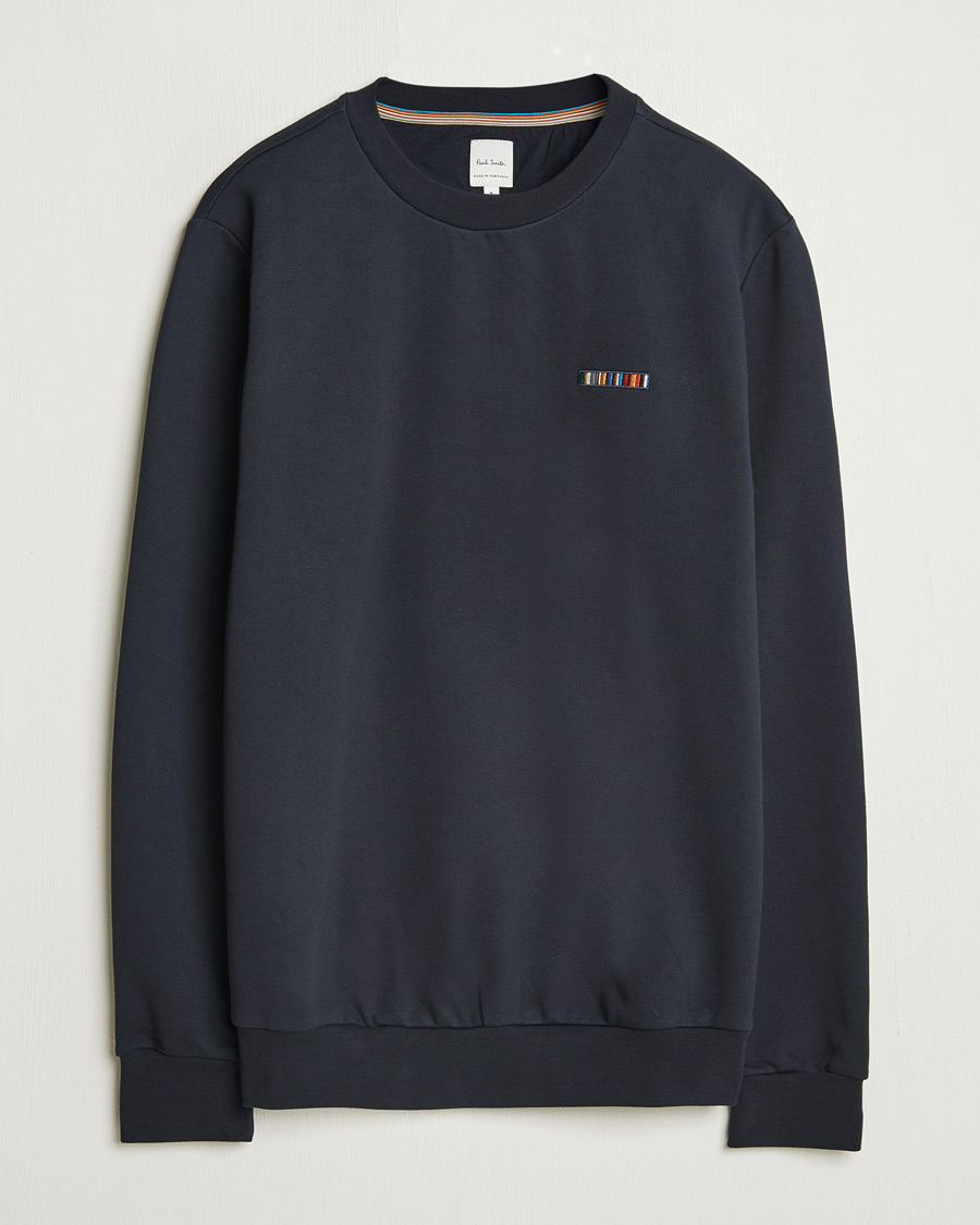 Mies | Puserot | Paul Smith | Embroidery Crew Neck Sweatshirt Navy