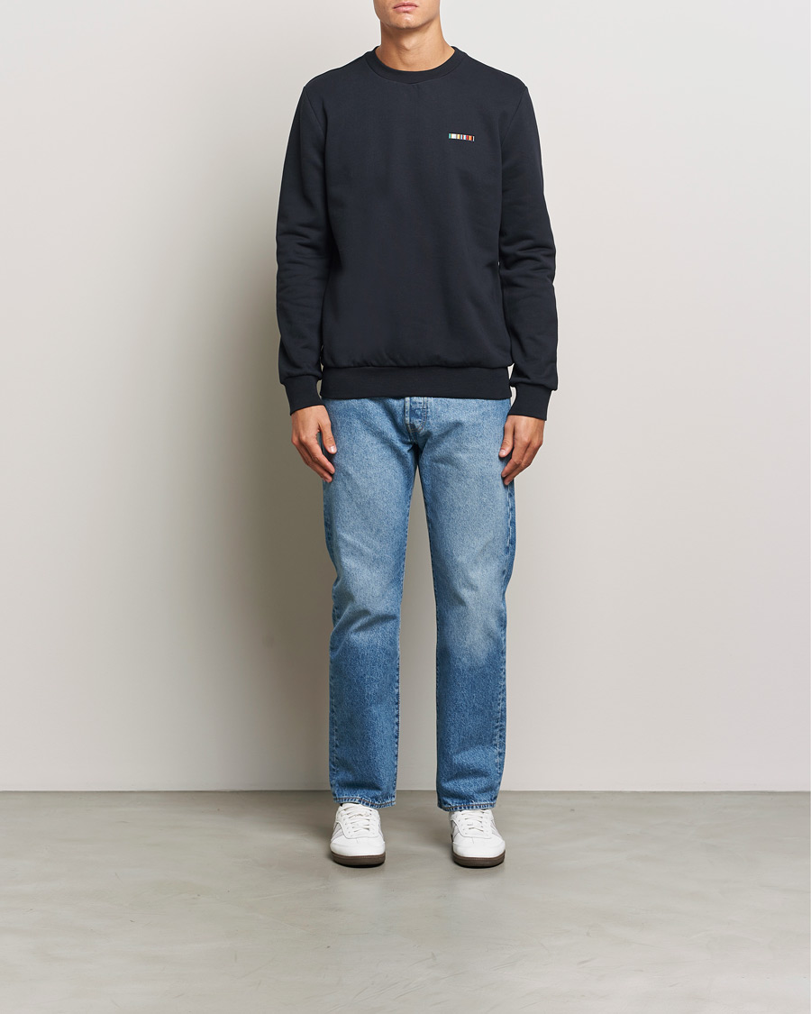 Mies | Puserot | Paul Smith | Embroidery Crew Neck Sweatshirt Navy
