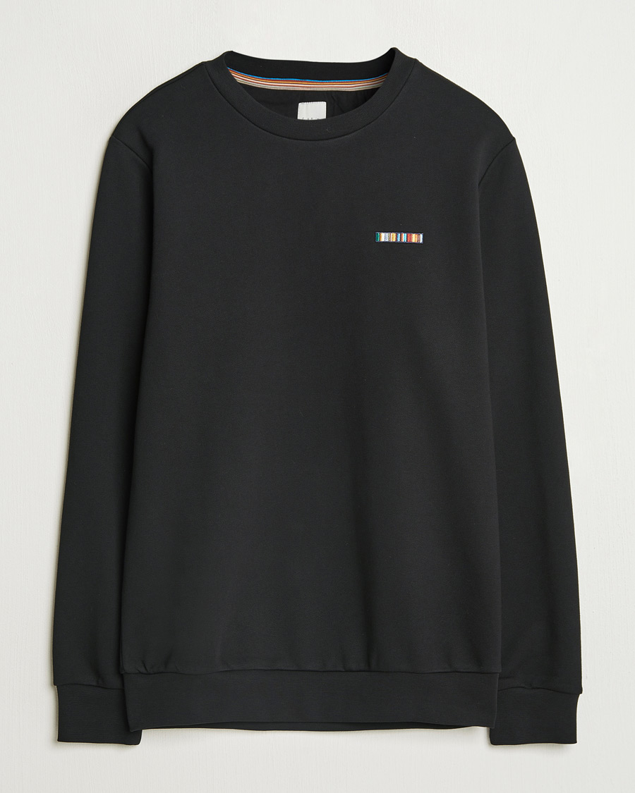 Mies | Puserot | Paul Smith | Embroidery Crew Neck Sweatshirt Black