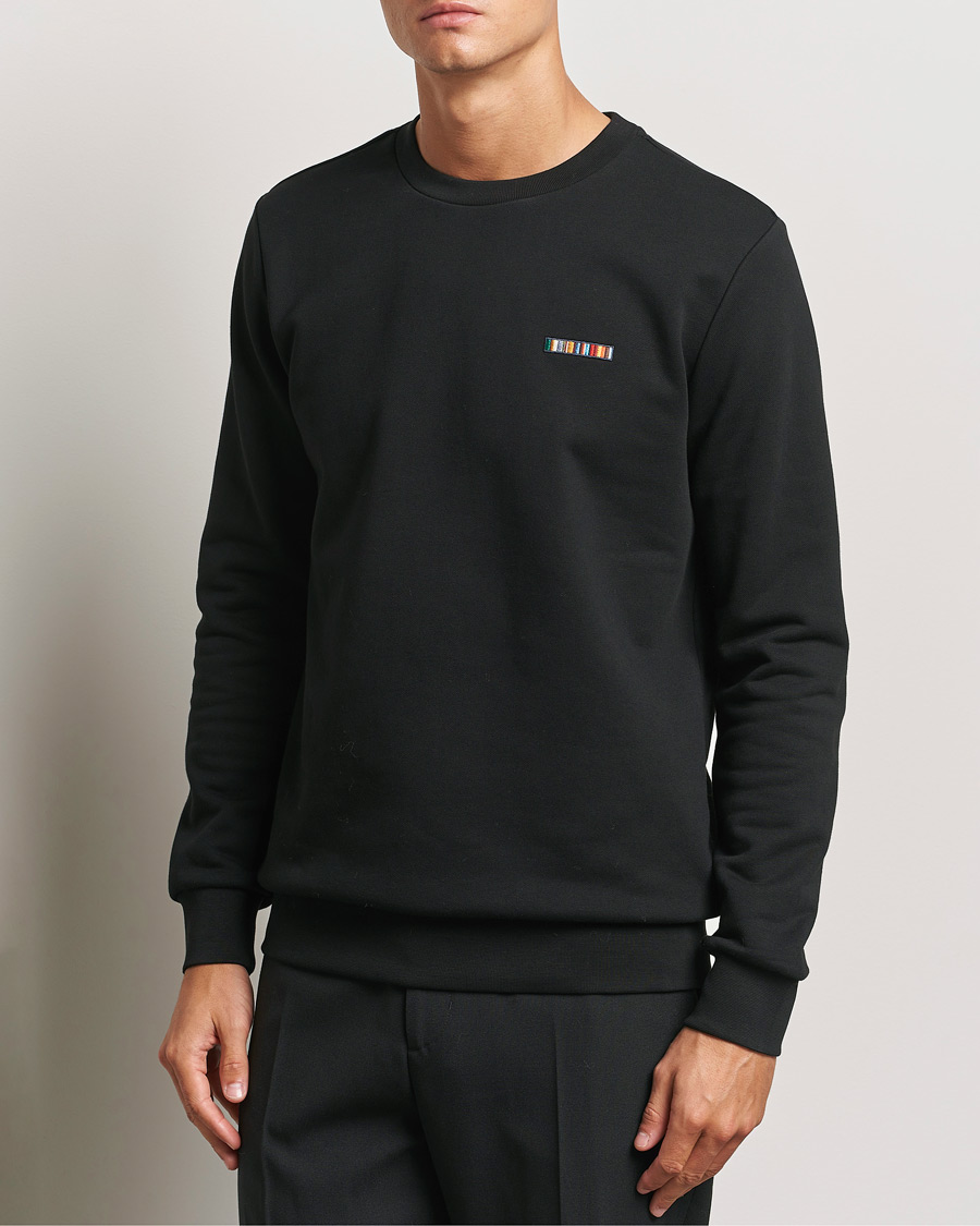 Mies | Puserot | Paul Smith | Embroidery Crew Neck Sweatshirt Black