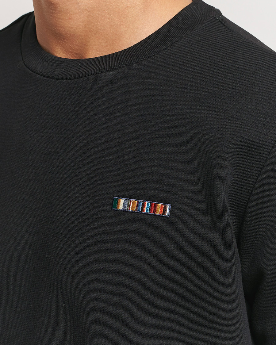 Mies | Puserot | Paul Smith | Embroidery Crew Neck Sweatshirt Black