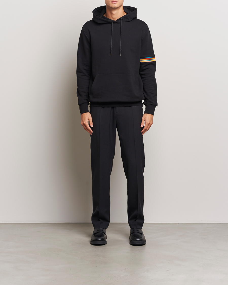 Mies | Puserot | Paul Smith | Striped Arm Hoodie Black