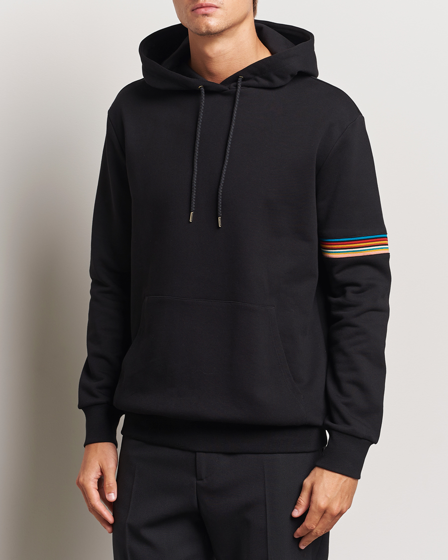 Mies | Puserot | Paul Smith | Striped Arm Hoodie Black