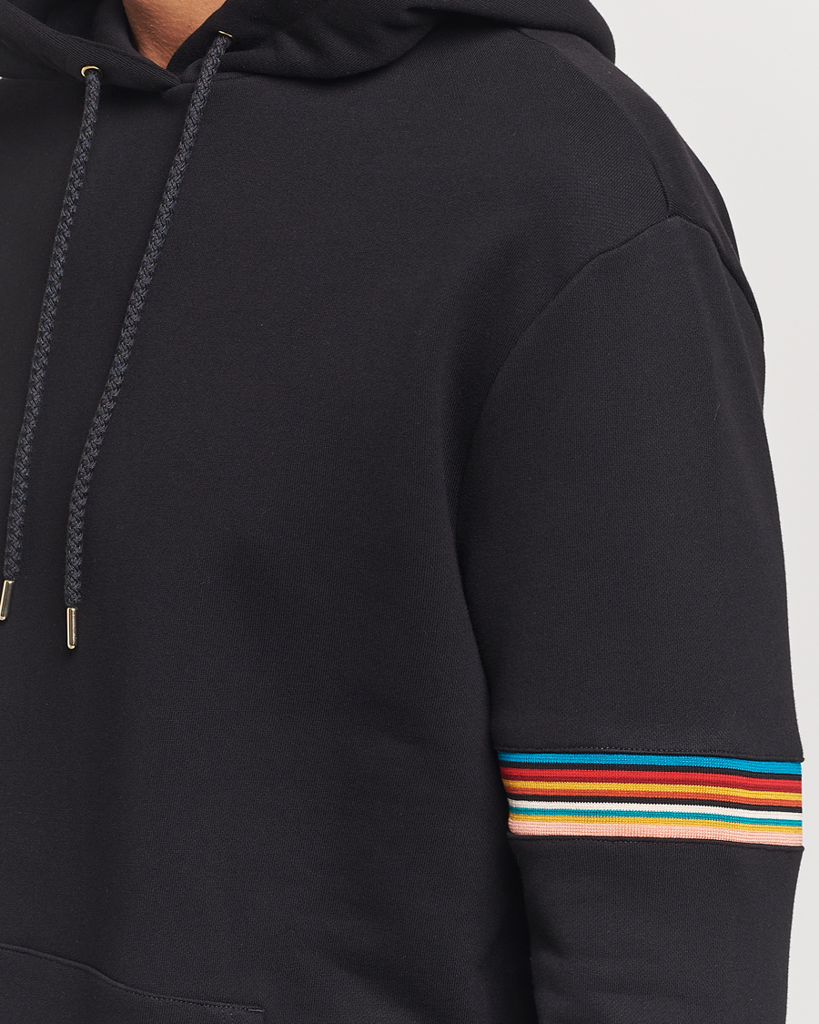 Mies | Puserot | Paul Smith | Striped Arm Hoodie Black